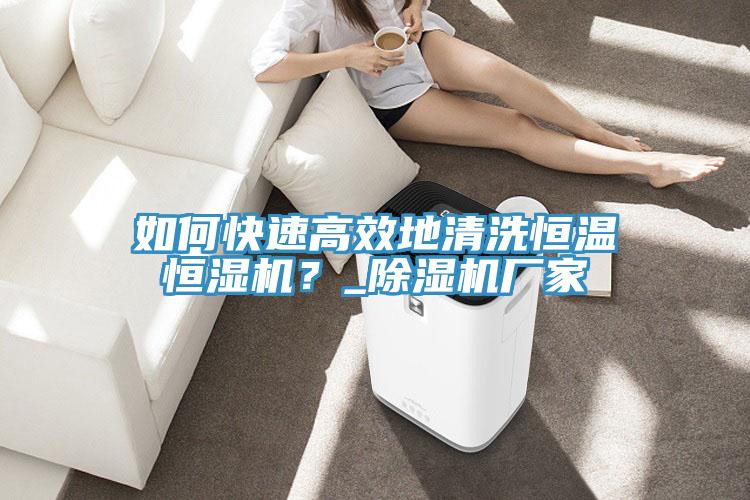 如何快速高效地清洗恒溫恒濕機？_除濕機廠家