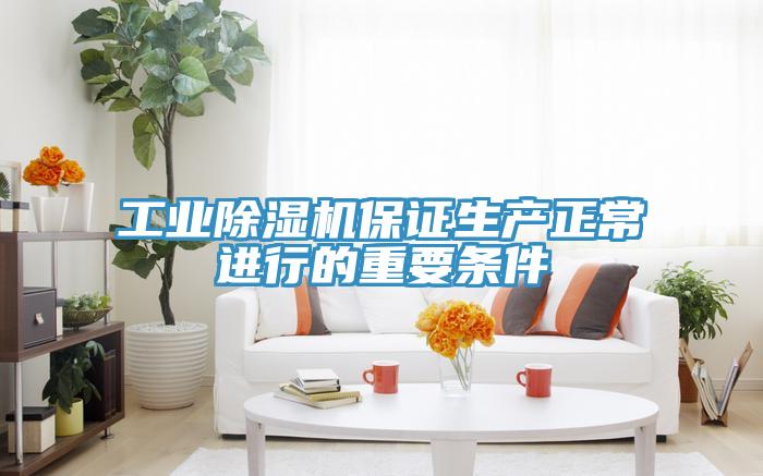 工業(yè)除濕機保證生產(chǎn)正常進行的重要條件