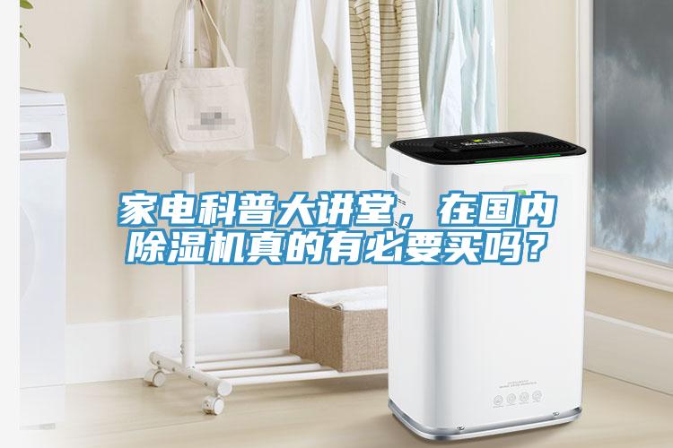 家電科普大講堂，在國內(nèi)除濕機(jī)真的有必要買嗎？