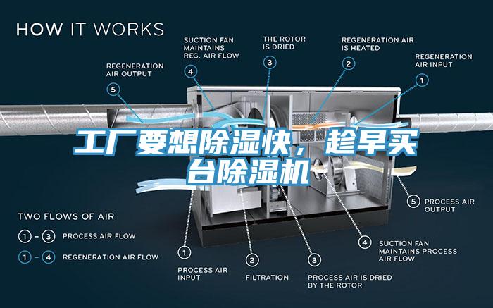 工廠要想除濕快，趁早買臺除濕機