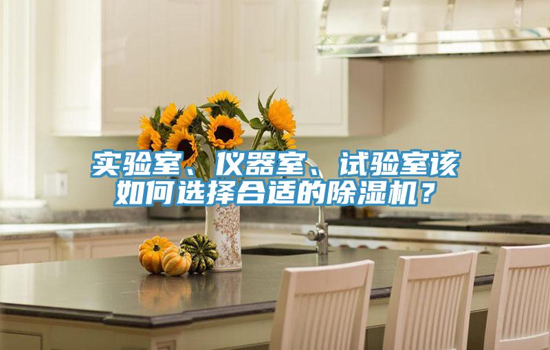 實(shí)驗(yàn)室、儀器室、試驗(yàn)室該如何選擇合適的除濕機(jī)？