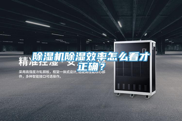 除濕機(jī)除濕效率怎么看才正確？
