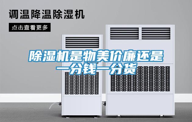 除濕機(jī)是物美價廉還是一分錢一分貨