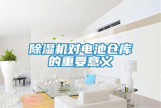 除濕機對電池倉庫的重要意義