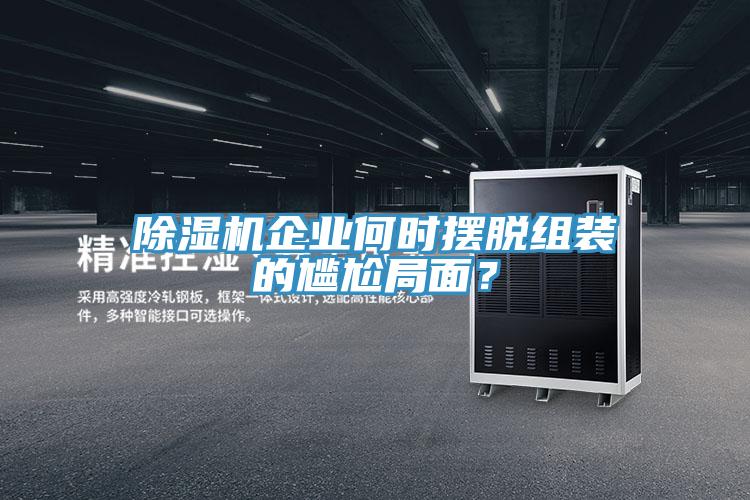 除濕機企業(yè)何時擺脫組裝的尷尬局面？