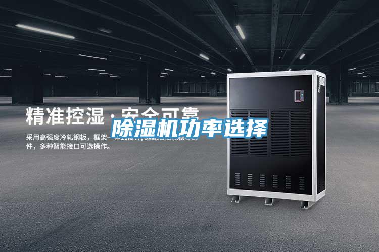 除濕機功率選擇
