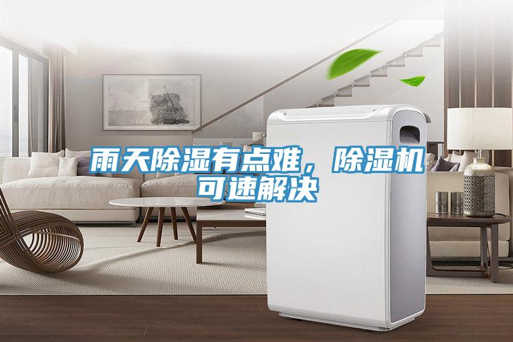 雨天除濕有點(diǎn)難，除濕機(jī)可速解決