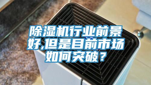 除濕機(jī)行業(yè)前景好,但是目前市場(chǎng)如何突破？