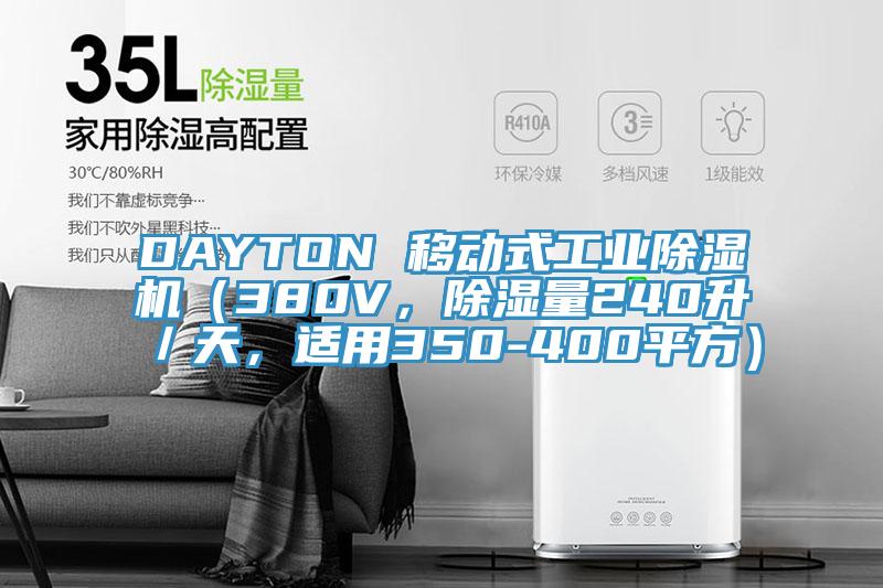 DAYTON 移動(dòng)式工業(yè)除濕機(jī)（380V，除濕量240升／天，適用350-400平方）