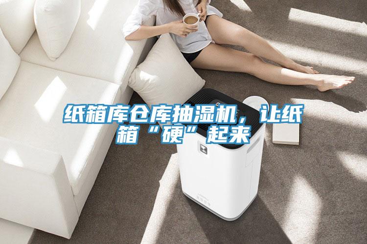 紙箱庫(kù)倉(cāng)庫(kù)抽濕機(jī)，讓紙箱“硬”起來(lái)