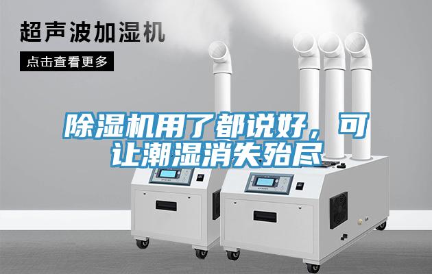 除濕機(jī)用了都說好，可讓潮濕消失殆盡