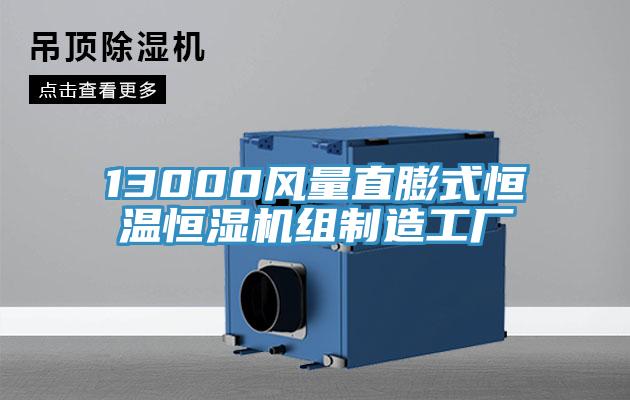 13000風(fēng)量直膨式恒溫恒濕機(jī)組制造工廠(chǎng)