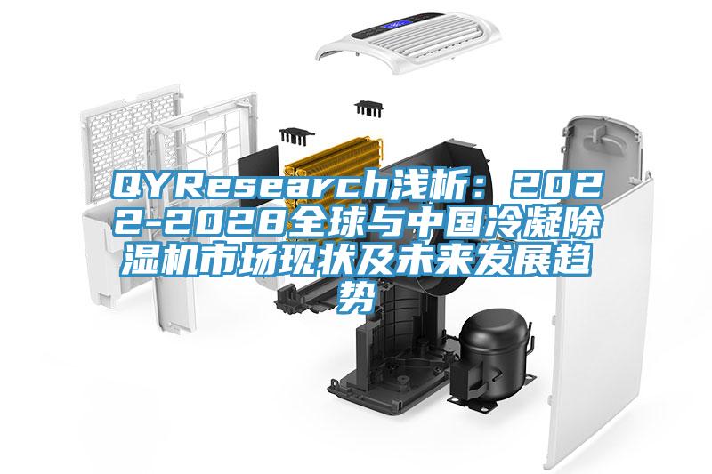 QYResearch淺析：2022-2028全球與中國(guó)冷凝除濕機(jī)市場(chǎng)現(xiàn)狀及未來(lái)發(fā)展趨勢(shì)