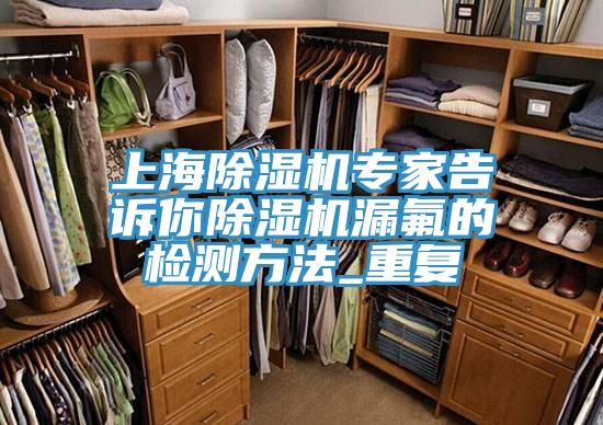 上海除濕機專家告訴你除濕機漏氟的檢測方法_重復(fù)