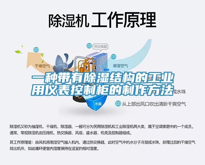 一種帶有除濕結構的工業(yè)用儀表控制柜的制作方法