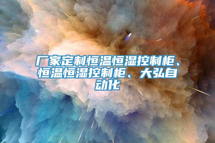 廠家定制恒溫恒濕控制柜、恒溫恒濕控制柜、大弘自動化