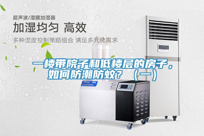 一樓帶院子和低樓層的房子，如何防潮防蚊？（一）