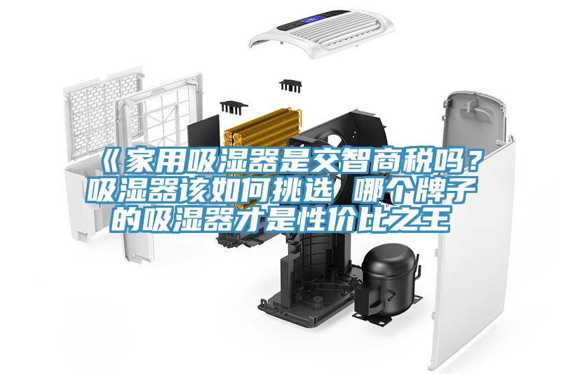 《家用吸濕器是交智商稅嗎？吸濕器該如何挑選 哪個牌子的吸濕器才是性價比之王