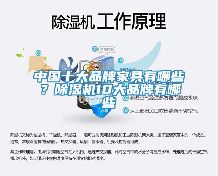 中國十大品牌家具有哪些？除濕機(jī)10大品牌有哪些