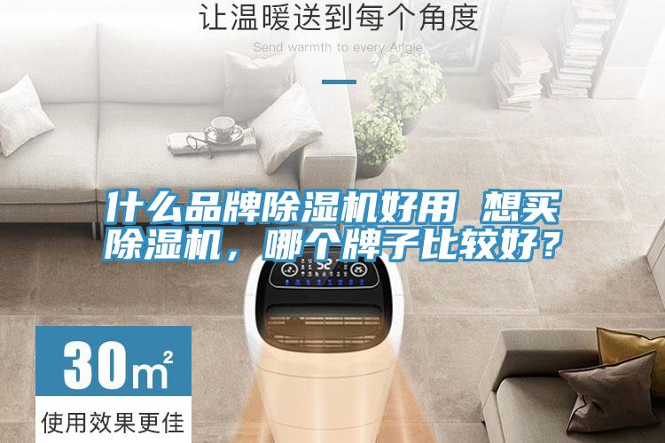 什么品牌除濕機好用 想買除濕機，哪個牌子比較好？