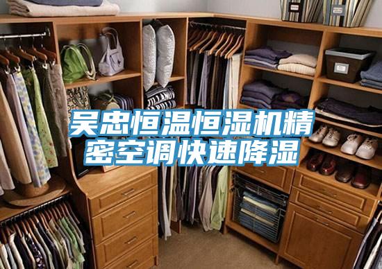 吳忠恒溫恒濕機(jī)精密空調(diào)快速降濕