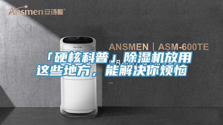 「硬核科普」除濕機放用這些地方，能解決你煩惱