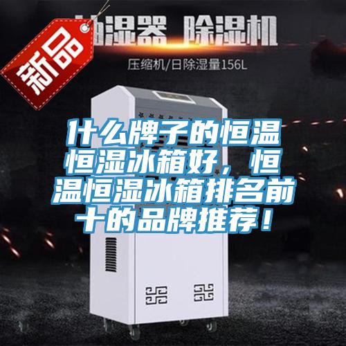什么牌子的恒溫恒濕冰箱好，恒溫恒濕冰箱排名前十的品牌推薦！