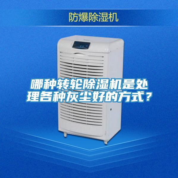 哪種轉輪除濕機是處理各種灰塵好的方式？