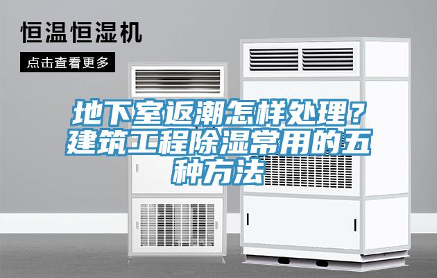 地下室返潮怎樣處理？建筑工程除濕常用的五種方法