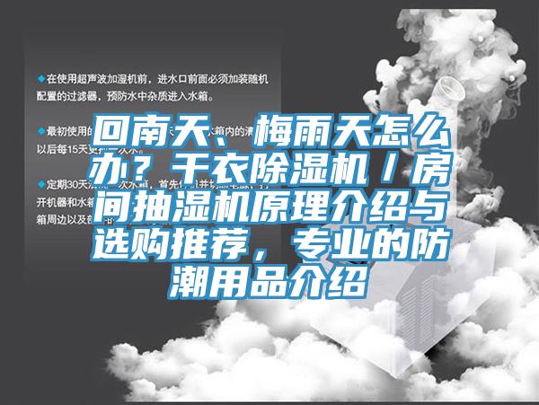回南天、梅雨天怎么辦？干衣除濕機(jī)／房間抽濕機(jī)原理介紹與選購(gòu)?fù)扑]，專業(yè)的防潮用品介紹