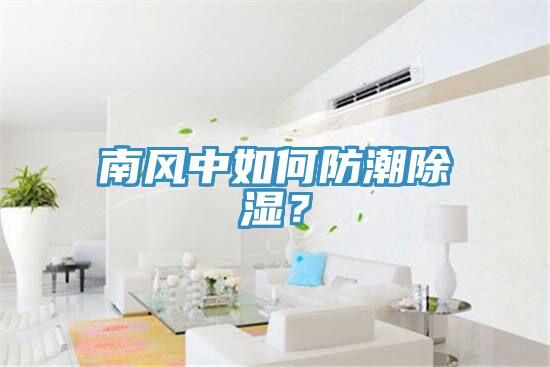南風中如何防潮除濕？