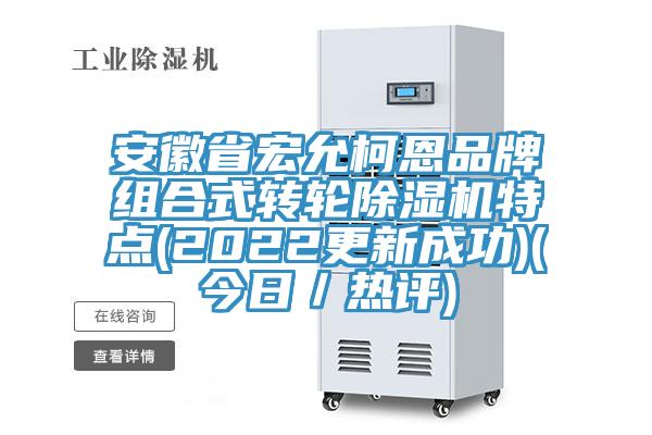 安徽省宏允柯恩品牌組合式轉(zhuǎn)輪除濕機特點(2022更新成功)(今日／熱評)