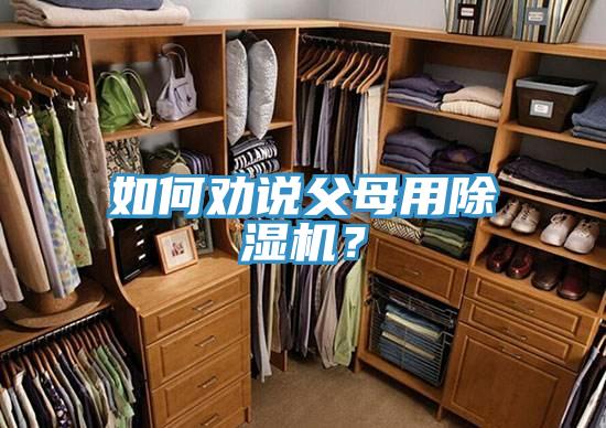 如何勸說(shuō)父母用除濕機(jī)？