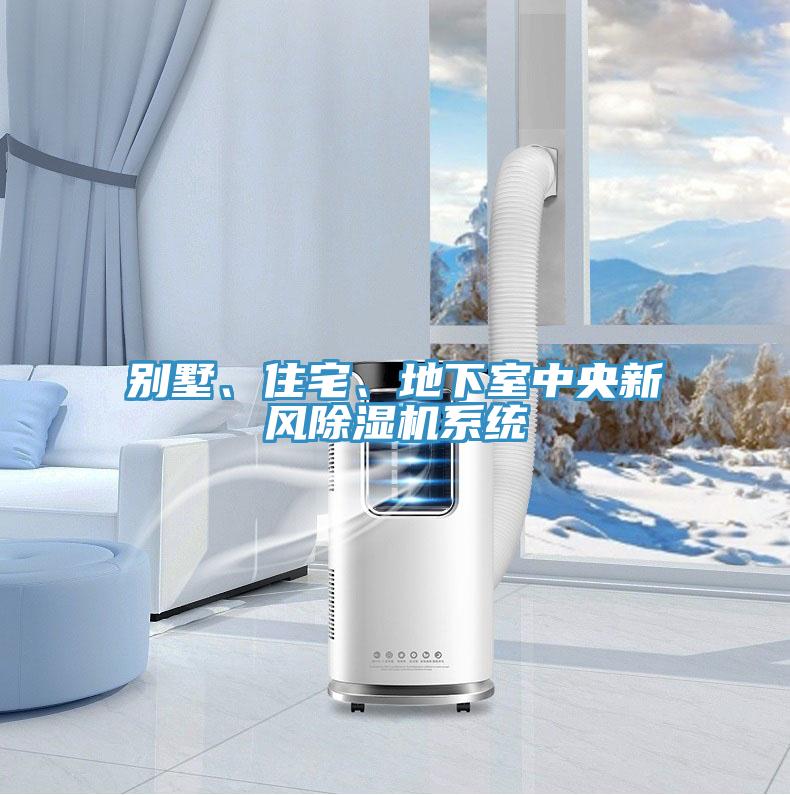 別墅、住宅、地下室中央新風除濕機系統(tǒng)