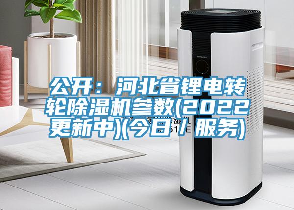 公開：河北省鋰電轉(zhuǎn)輪除濕機(jī)參數(shù)(2022更新中)(今日／服務(wù))