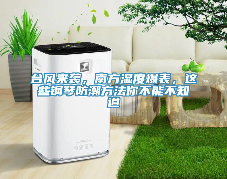 臺風(fēng)來襲，南方濕度爆表，這些鋼琴防潮方法你不能不知道