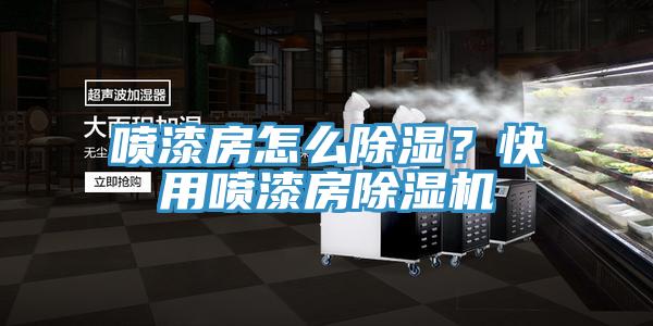 噴漆房怎么除濕？快用噴漆房除濕機(jī)