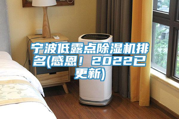 寧波低露點(diǎn)除濕機(jī)排名(感恩！2022已更新)