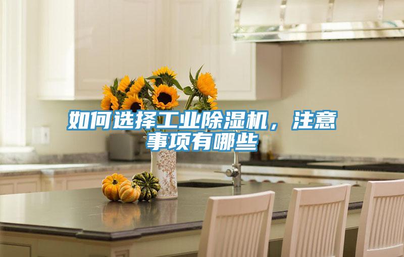 如何選擇工業(yè)除濕機，注意事項有哪些