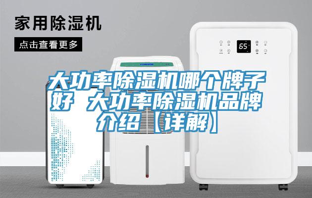 大功率除濕機(jī)哪個(gè)牌子好 大功率除濕機(jī)品牌介紹【詳解】