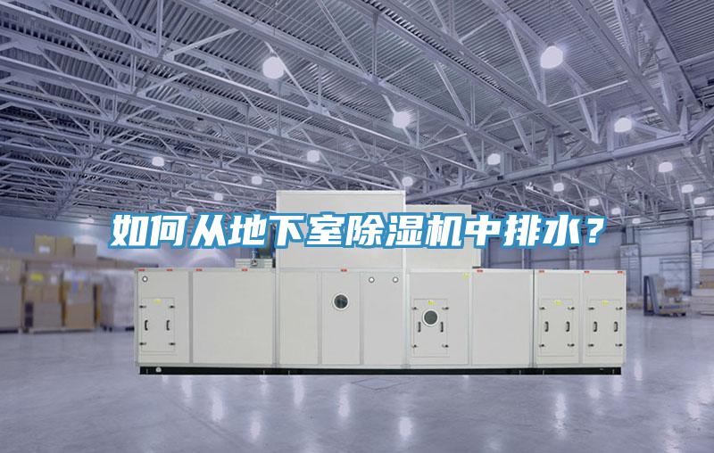 如何從地下室除濕機(jī)中排水？