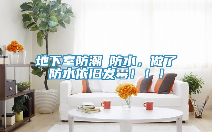 地下室防潮≠防水，做了防水依舊發(fā)霉?。?！