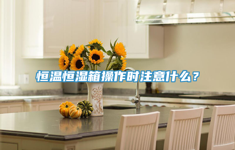恒溫恒濕箱操作時(shí)注意什么？