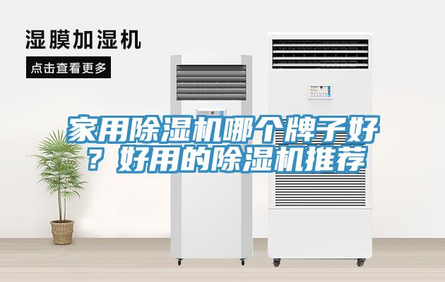 家用除濕機哪個牌子好？好用的除濕機推薦