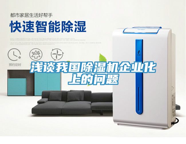 淺談我國(guó)除濕機(jī)企業(yè)化上的問(wèn)題