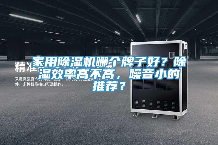 家用除濕機哪個牌子好？除濕效率高不高，噪音小的推薦？