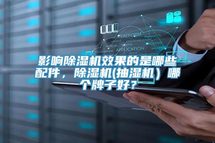 影響除濕機效果的是哪些配件，除濕機(抽濕機）哪個牌子好？