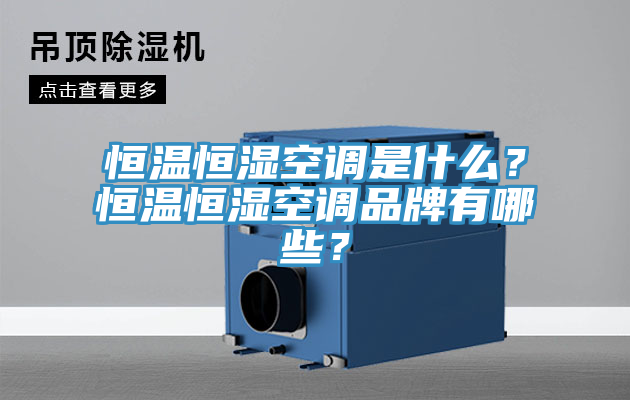 恒溫恒濕空調(diào)是什么？恒溫恒濕空調(diào)品牌有哪些？