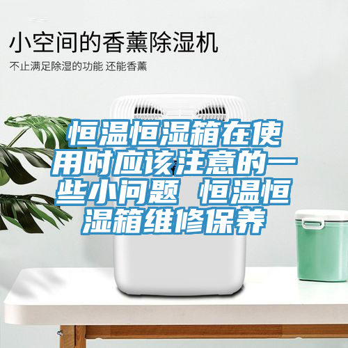 恒溫恒濕箱在使用時應(yīng)該注意的一些小問題 恒溫恒濕箱維修保養(yǎng)