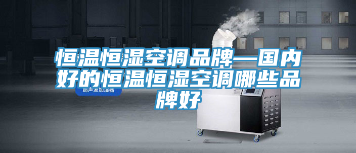 恒溫恒濕空調(diào)品牌—國內(nèi)好的恒溫恒濕空調(diào)哪些品牌好